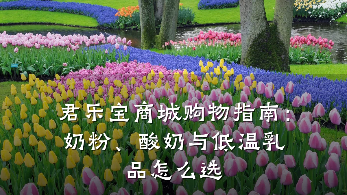 君乐宝商城购物指南：奶粉、酸奶与低温乳品怎么选