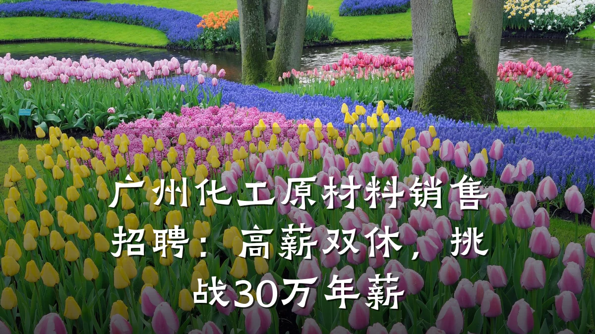 广州化工原材料销售招聘:高薪双休,挑战30万年薪