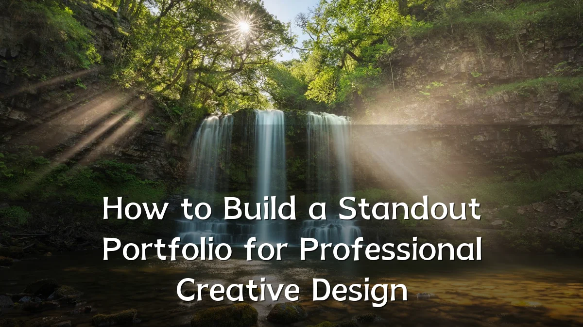 How to Build a Standout Portfolio for Professional Creative Design