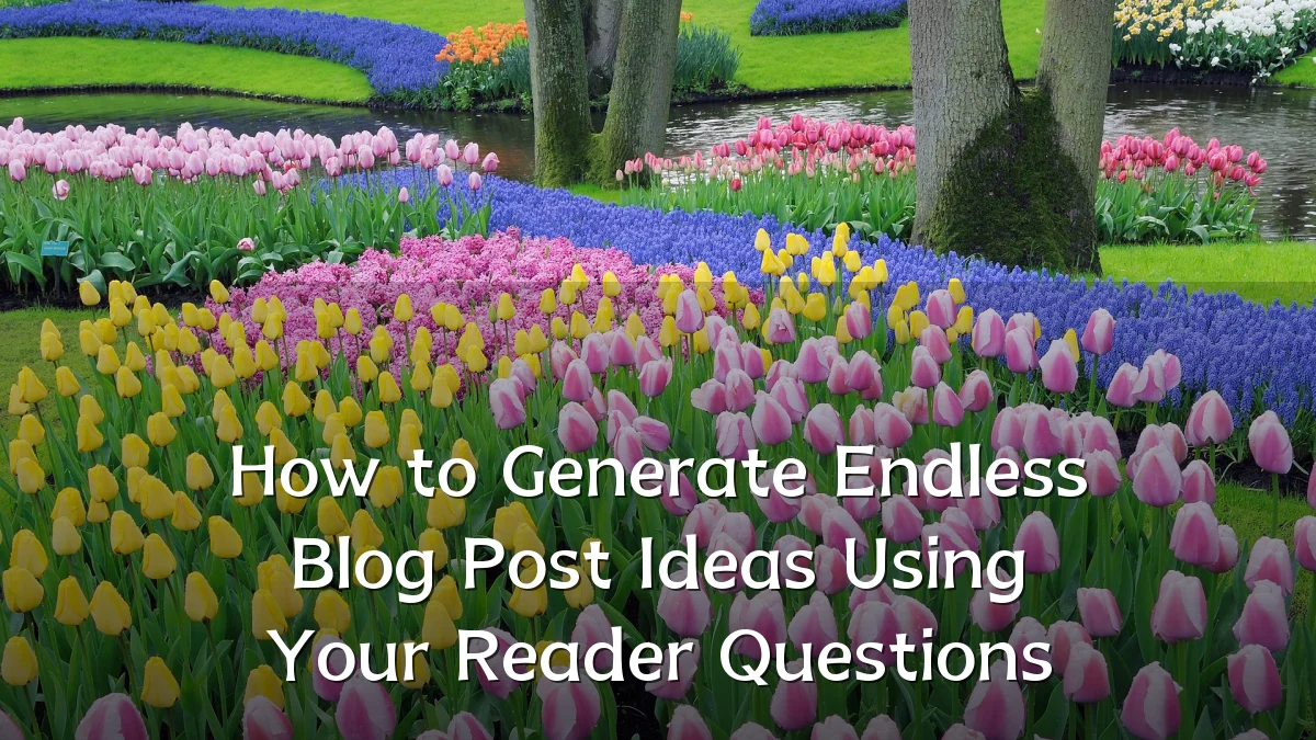 How to Generate Endless Blog Post Ideas Using Your Reader Questions