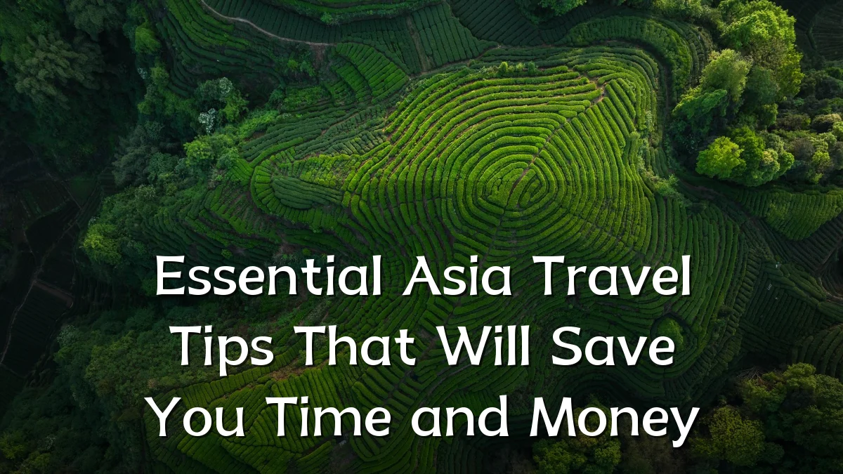 Essential Asia Travel Tips That Will Save You Time and Money
