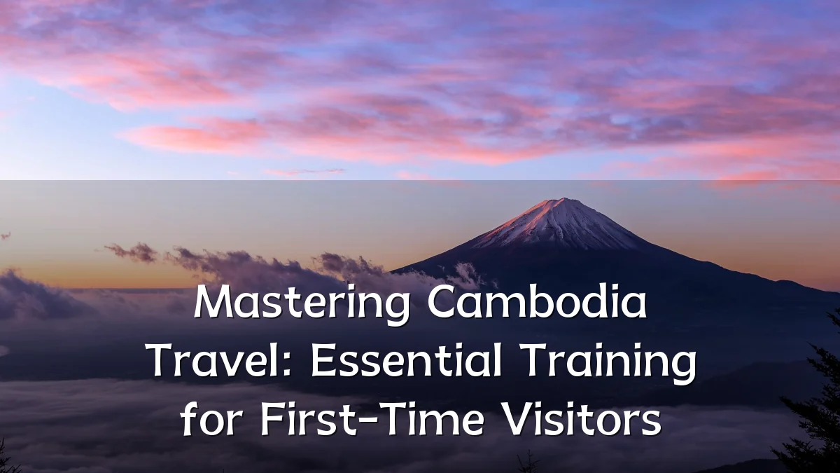 Mastering Cambodia Travel: Essential Training for First-Time Visitors