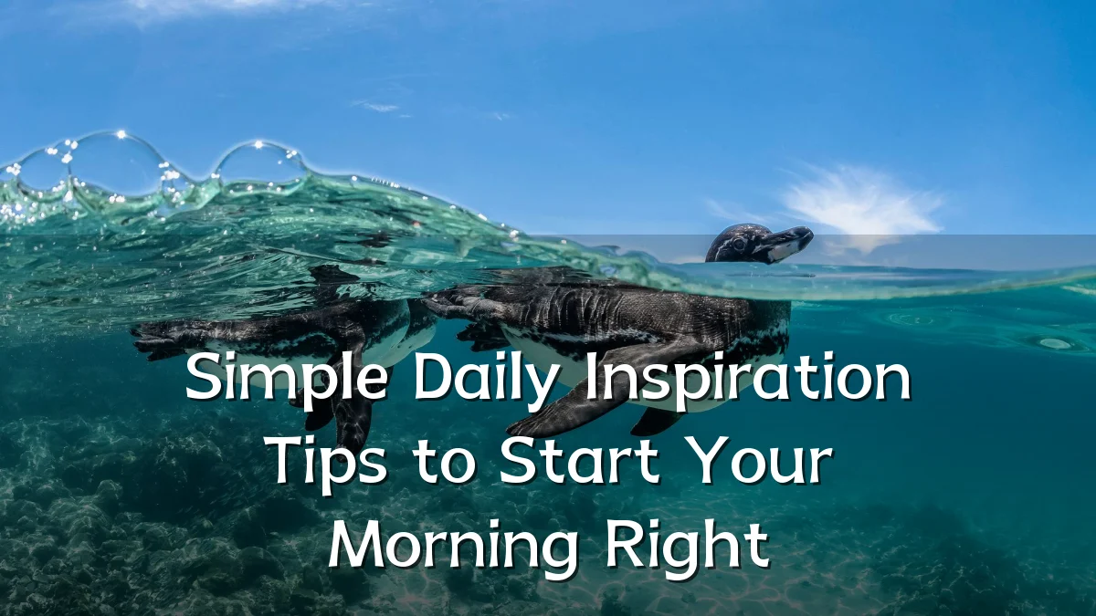 Simple Daily Inspiration Tips to Start Your Morning Right