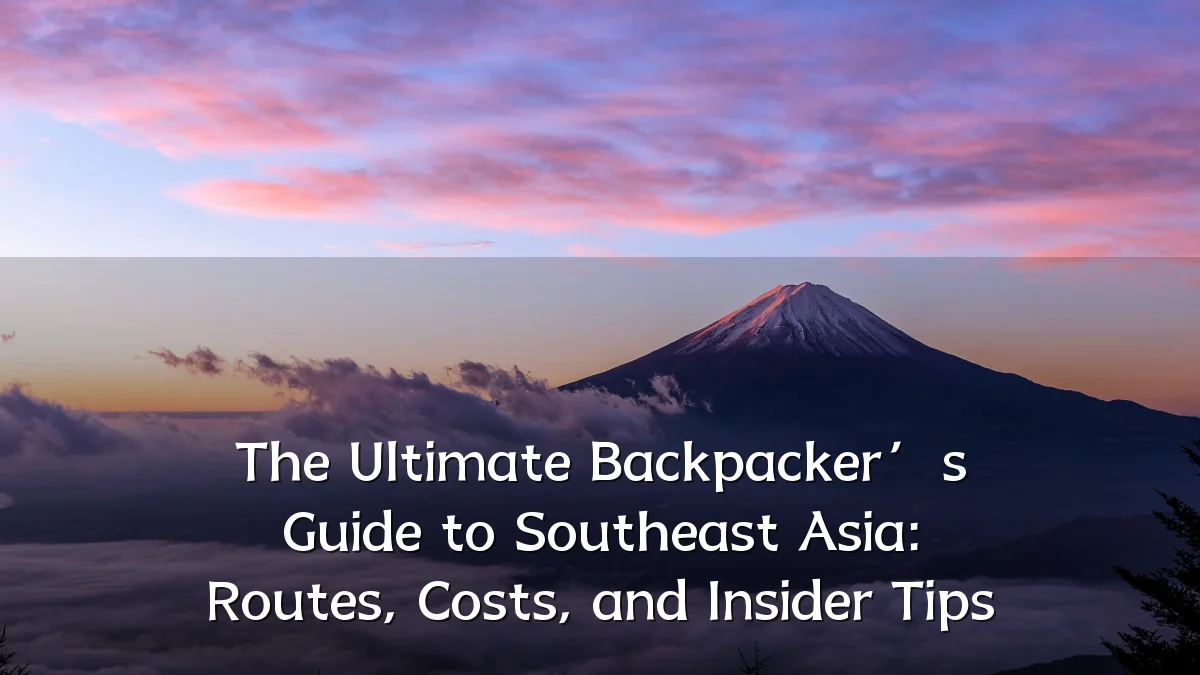 The Ultimate Backpacker’s Guide to Southeast Asia: Routes, Costs, and Insider Tips
