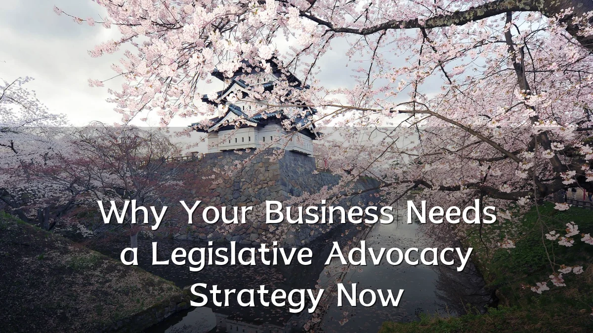 Why Your Business Needs a Legislative Advocacy Strategy Now