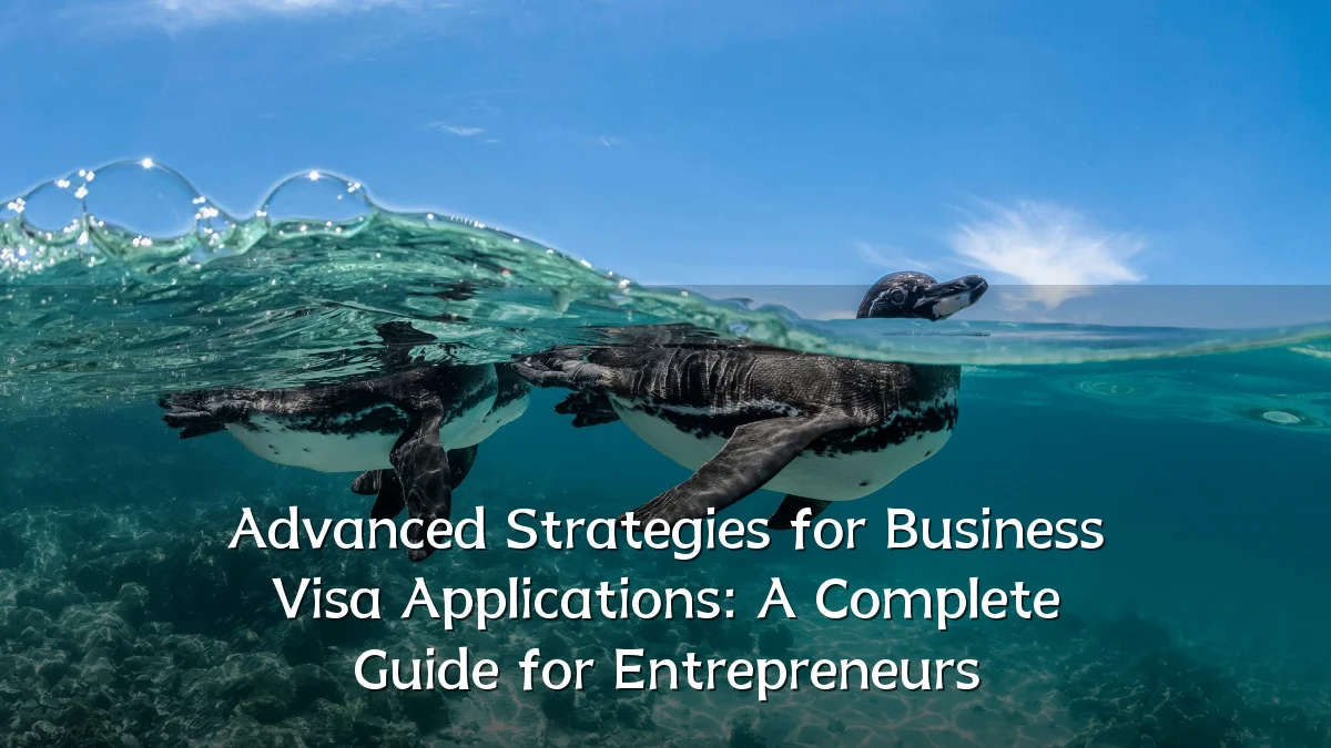 Advanced Strategies for Business Visa Applications: A Complete Guide for Entrepreneurs