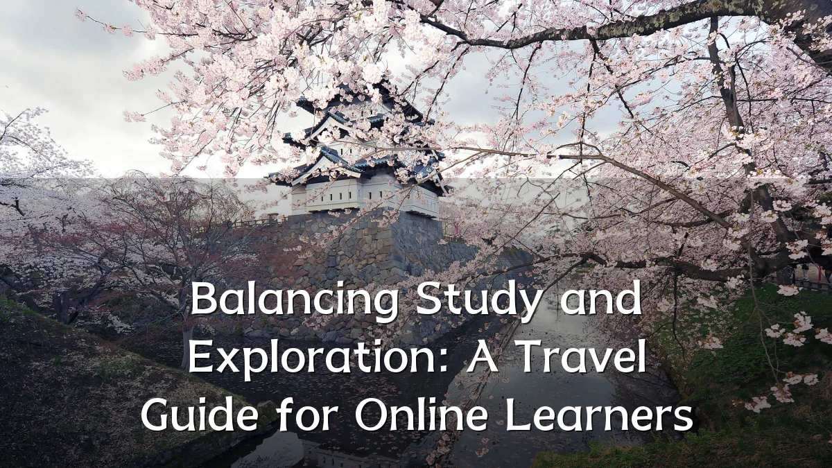 Balancing Study and Exploration: A Travel Guide for Online Learners