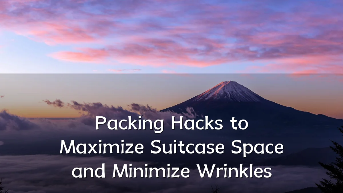 Packing Hacks to Maximize Suitcase Space and Minimize Wrinkles