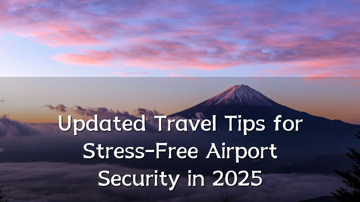 Updated Travel Tips for Stress-Free Airport Security in 2025
