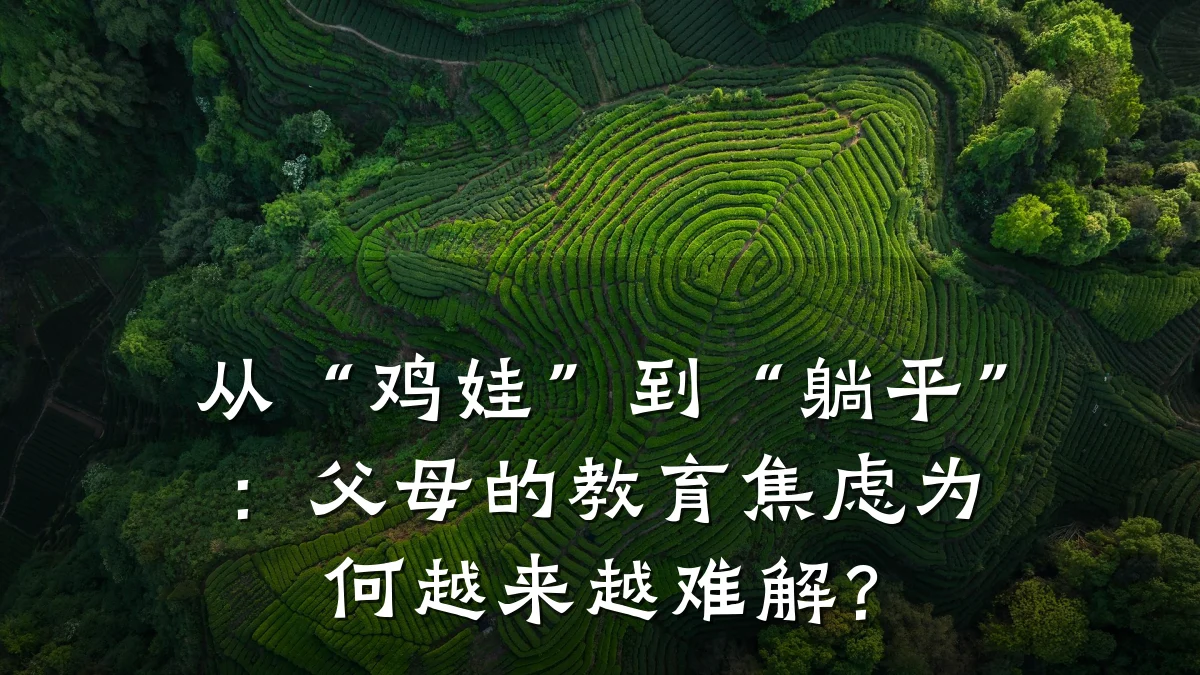 从“鸡娃”到“躺平”：父母的教育焦虑为何越来越难解？